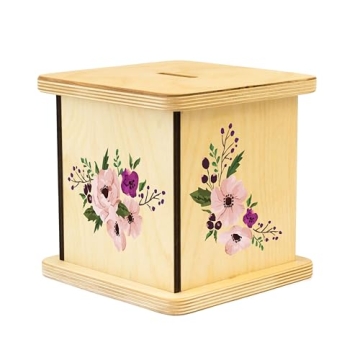 Personalized Wooden Piggy Bank for Kids & Adults Handmade in USA