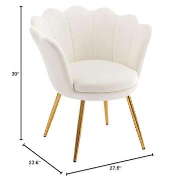 Stylish chairus Small Accent Chair in Velvet for Any Room