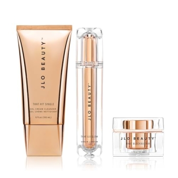 JLO BEAUTY That JLo Starter Kit | Includes Serum, Cleanser, and Cream, Gently Tightens, Clears, and ...
