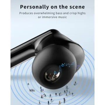 Wireless Earbuds with 50H Playback and Auto-Pairing