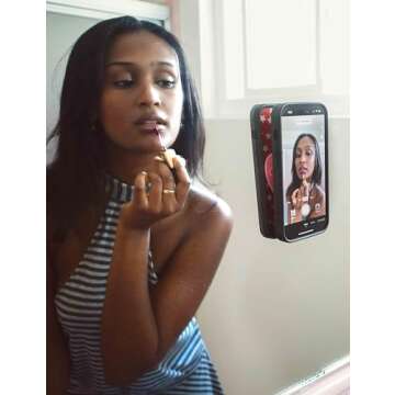 Wildflower Cases - Pink Heart Stickeez, Compatible with Apple iPhones | Mount Trendy Cute Viral - Durable, Easy to Attach, Lightweight, Reusable, Double-Sided Suction, Women-Owned Small Business