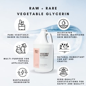 Premium Natural Glycerin for Skin & Crafts - Bulk Gallon