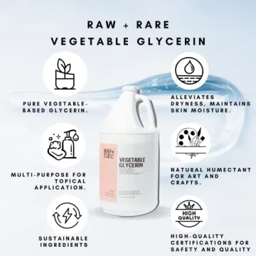 Premium Natural Glycerin for Skin & Crafts - Bulk Gallon