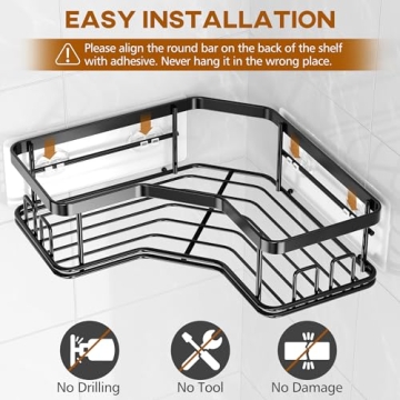 MAXIFFE Shower Caddy Organizer for Stylish Storage Solutions