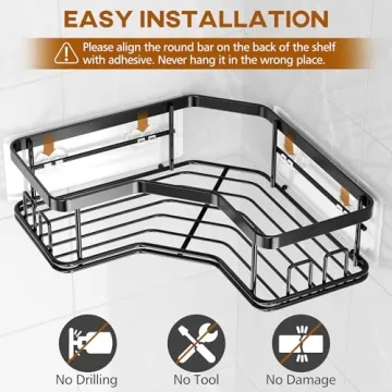 MAXIFFE Shower Caddy Organizer for Stylish Storage Solutions