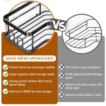 MAXIFFE Shower Caddy Organizer for Stylish Storage Solutions