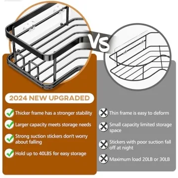 MAXIFFE Shower Caddy Organizer for Stylish Storage Solutions
