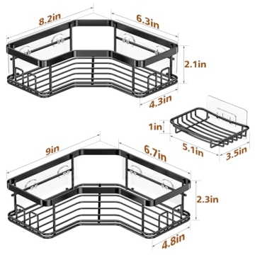 MAXIFFE Shower Caddy Organizer for Stylish Storage Solutions