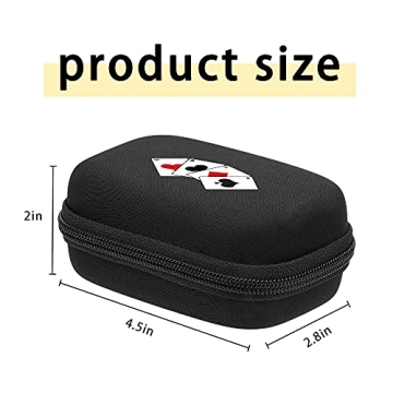 Durable Card Game Travel Case for Five Crowns & More