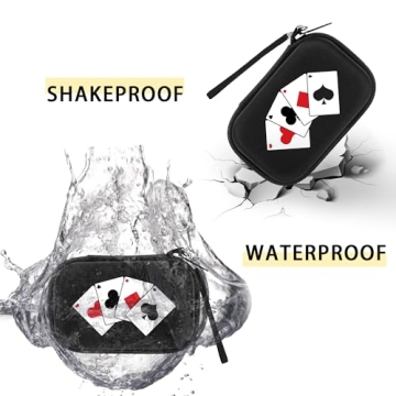 Durable Card Game Travel Case for Five Crowns & More