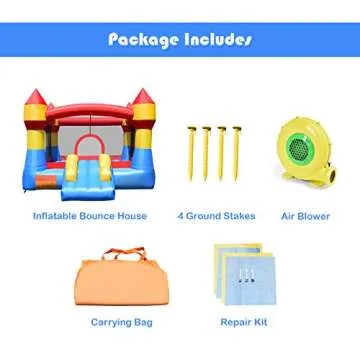 Costzon Inflatable Bounce House for Kids – Fun & Safe