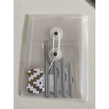 Stitched Slots -Thinlits Metal Cutting Dies Stencils for DIY Card Making Album Scrapbooking Craft Die Embossing Paper Cut Autumn Harvestdies-Cutting Dies Cut Metal Scrapbooking-Dies Cut