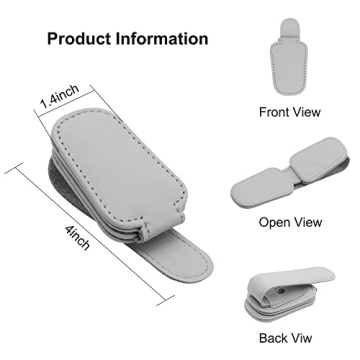 Magnetic Sunglasses Holder for Car - Stylish & Practical Clip