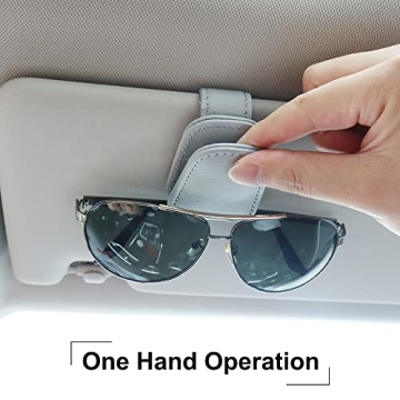Magnetic Sunglasses Holder for Car - Stylish & Practical Clip