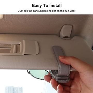 Magnetic Sunglasses Holder for Car - Stylish & Practical Clip