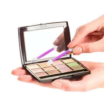 Cuttte 120PCS Dual Sides Eye Shadow Applicators