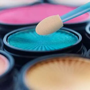 Cuttte 120PCS Dual Sides Eye Shadow Applicators