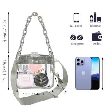 WANLD Clear Bag for Stadium Events – Chic & Functional Crossbody Bag