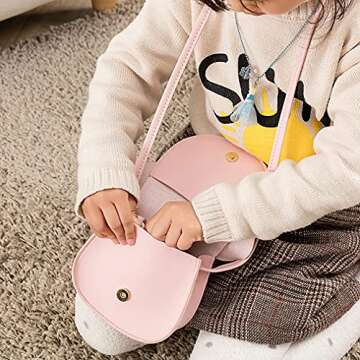Cute Mouse Ear Mini Crossbody Bag for Little Girls