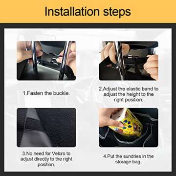 Versatile Car Trunk Organizer with 4 Pockets for Easy Storage