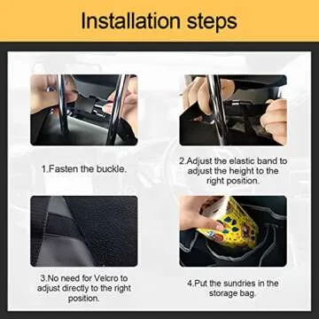 Versatile Car Trunk Organizer with 4 Pockets for Easy Storage