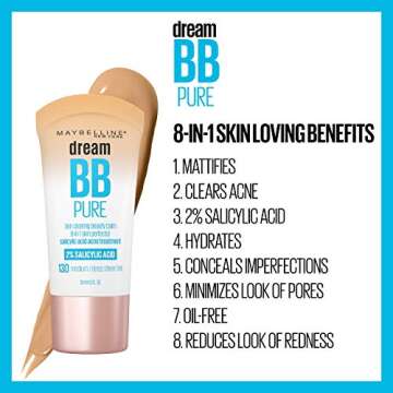 Maybelline Dream Pure Skin Clearing BB Cream 2% Salicylic Acid