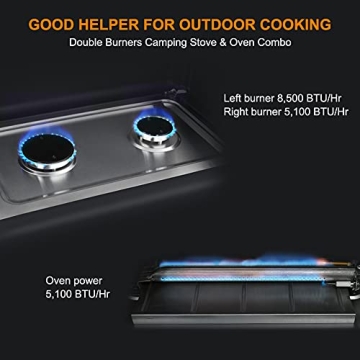 Camplux Camp Oven Stove - Powerful Portable Cooking
