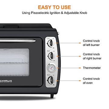 Camplux Camp Oven Stove - Powerful Portable Cooking