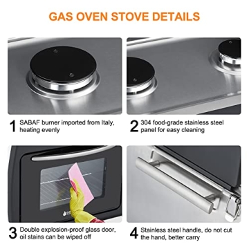 Camplux Camp Oven Stove - Powerful Portable Cooking