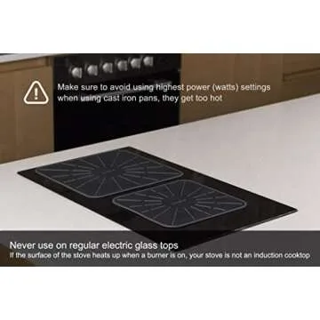 Lazy K Induction Cooktop Mat - Silicone Scratch Protector