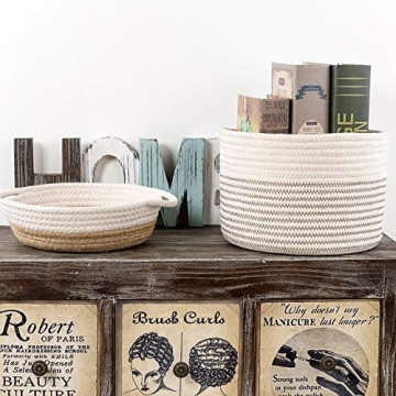 Goodpick Cotton Rope Basket Set for Stylish Home Storage