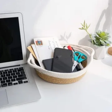 Goodpick Cotton Rope Basket Set for Stylish Home Storage