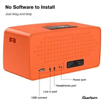 iGuerburn 16GB Simple Music MP3 Player for Seniors