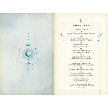 Moon Magic: A Handbook of Lunar Cycles, Lore, and Mystical Energies (Volume 3) (Mystical Handbook, 3...