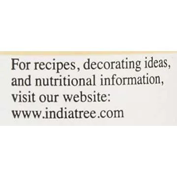 INDIA TREE Blue Decorating Sugar for Vibrant Baking