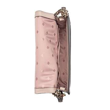 Kate Spade New York Leather Cameron Convertible Crossbody Handbag Clutch, Beechwood, Warm Beige, Black