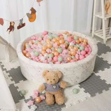 STARBOLO 100pcs Non-Toxic Ball Pit Balls for Kids Fun