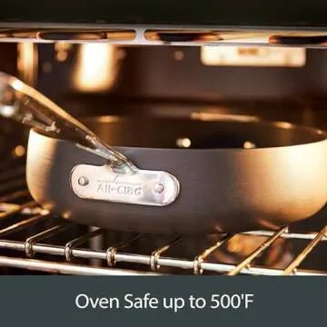 All-Clad HA1 Hard Anodized Nonstick Griddle 13x20 Inch Oven Broiler Safe 500F Pots and Pans, Cookware Black