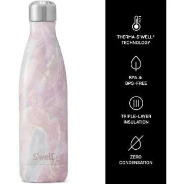 S'well Stainless Steel Insulated Water Bottle - 17 oz