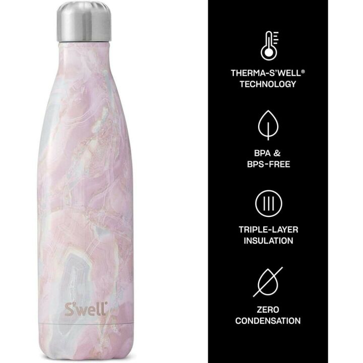S'well Stainless Steel Insulated Water Bottle - 17 oz