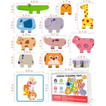 Engaging Montessori Sorting & Stacking Toy for Kids