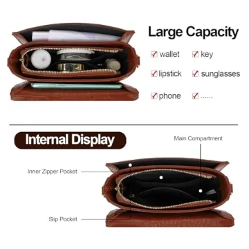 Chic LL LOPPOP Leather Crossbody Bag - Stylish & Versatile