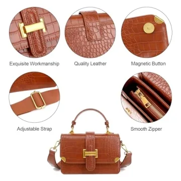 Chic LL LOPPOP Leather Crossbody Bag - Stylish & Versatile