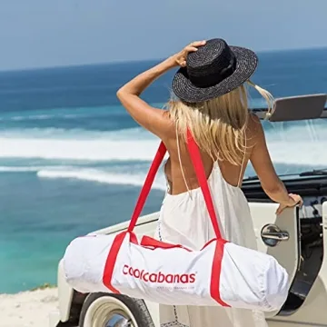 CoolCabana Beach Shade Tent - Easy Setup & Wind Resistant