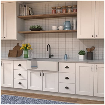 Luxury Solid Core Kitchen Cabinet Pulls in Polished Brass