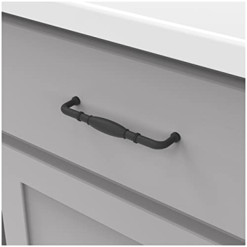 Luxury Solid Core Kitchen Cabinet Pulls in Polished Brass