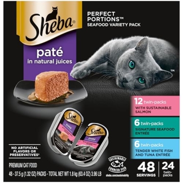 Sheba Perfect Portions Wet Cat Food Variety Pack - Gourmet Feasts for Felines