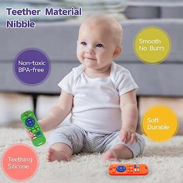 Hooku 2 Pack Silicone Teething Toys for Babies