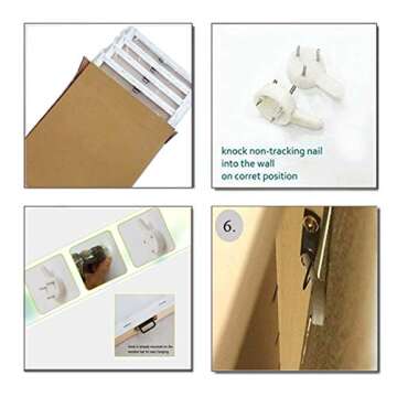 Wall Art for Bathroom Colored Abstract Chicken Wall Decor Cock Canvas Wall Art Decor Modern Canvas Painting Framed Wall Art Canvas Prints for Living Room Office Bedroom Decor Size : 12 X 16 inches