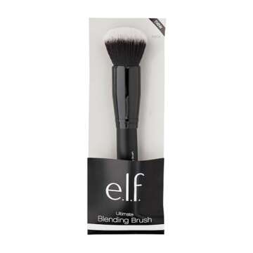 e.l.f. Ultimate Blending Brush, Dome-Shaped Makeup Tool For Applying & Blending Foundation, Bronzer & Blush, Made With Vegan, Cruelty-Free Bristles